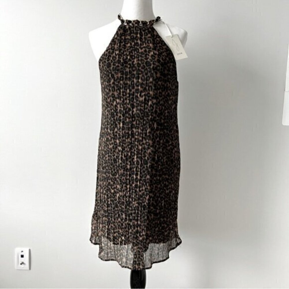 NWT Joie Animal Print Shift Dress (c)